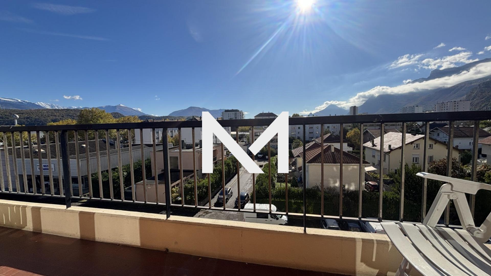 grand T3 balcon Echirolles Groupe Jean Jaures - Photo 2
