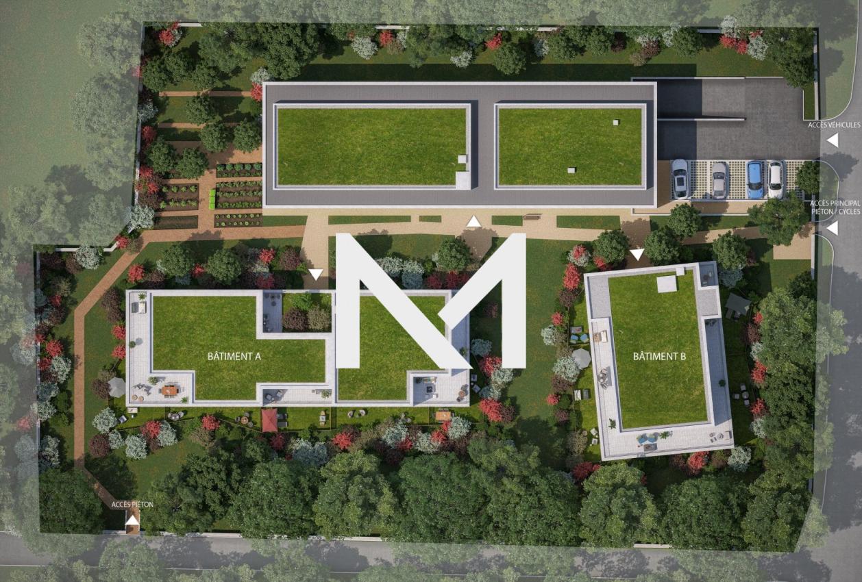 CLAIX - CLOS GARDEN - T4 EN REZ DE JARDIN AVEC TERRASSE ET GARAGE DOUBLE - Photo 4